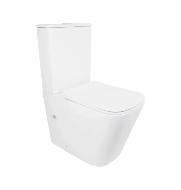 Унітаз підлоговий Tern Ultra Quiet 610×360×835 мм, White, з сидінням Slim Duroplast/ Soft-close/ Quick Release QT17226003AW