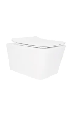 Qtap Crow Унитаз подвесной Rimless 520×360×290 мм, White, с сиденьем Slim Duroplast / Soft-close / Quick Release QT05335170W