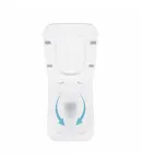 Унітаз підвісний Crow Rimless 520х360х290 мм, White, з сидінням Slim Duroplast/ Soft-close/ Quick Release — фото 6