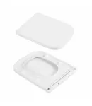 Унітаз підвісний Gemini Ultra Quiet 485×340×350 мм, White, з сидінням Slim Duroplast / Soft-close / Quick Release — фото 8