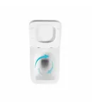 Унітаз підвісний Gemini Ultra Quiet 520×360×350 мм, White, з сидінням Slim Duroplast/ Soft-close/ Quick Release — фото 6