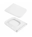 Унітаз підвісний Gemini Ultra Quiet 520×360×350 мм, White, з сидінням Slim Duroplast/ Soft-close/ Quick Release — фото 8