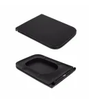 Унітаз підвісний Gemini Ultra Quiet 530х365х373 мм, Matt Black, з сидінням Slim Duroplast/ Soft-close/ Quick Release — фото 8