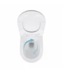 Унітаз підвісний Jay Ultra Quiet 520х360х320 мм, White, з сидінням Slim Duroplast/ Soft-close/ Release QT07335175W — фото 6