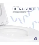Унітаз підвісний Robin ML Ultra Quiet 490x365x325 мм, White, з сидінням Slim Duroplast/ Soft-close/ MagLock — фото 5
