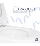 Унітаз підвісний Robin ML Ultra Quiet 520x365x365 мм, White, з сидінням Slim Duroplast/ Soft-close/ MagLock — фото 5