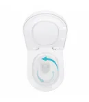 Унітаз підвісний Robin ML Ultra Quiet 520x365x365 мм, White, з сидінням Slim Duroplast/ Soft-close/ MagLock — фото 6