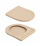 Унітаз підвісний Robin Ultra Quiet 490×365×325 мм, Beige, з сидінням Slim Duroplast / Soft-close / Quick Release — фото 8