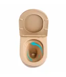 Унітаз підвісний Robin Ultra Quiet 520×365×340 мм, Beige, з сидінням Slim Duroplast / Soft-close / Quick Release — фото 6