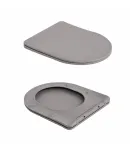 Унітаз підвісний Robin Ultra Quiet 520×365×340 мм, Stone grey, з сидінням Slim Duroplast / Soft-close / Quick — фото 8