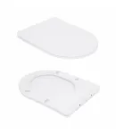 Унітаз підвісний Robin Ultra Quiet 520x365x365 мм, White, з сидінням Slim Duroplast/ Soft-close/ Quick Release — фото 9