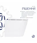 Унітаз підвісний Scorpio ML Ultra Quiet 490x365x325 мм, White, з сидінням Slim Duroplast/ Soft-close/ MagLock — фото 4