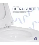 Унітаз підвісний Scorpio ML Ultra Quiet 490x365x325 мм, White, з сидінням Slim Duroplast/ Soft-close/ MagLock — фото 5