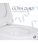 Унітаз підвісний Scorpio ML Ultra Quiet 520x365x365 мм, White, з сидінням Slim Duroplast/ Soft-close/ MagLock — фото 5