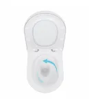 Унітаз підвісний Scorpio ML Ultra Quiet 520x365x365 мм, White, з сидінням Slim Duroplast/ Soft-close/ MagLock — фото 6