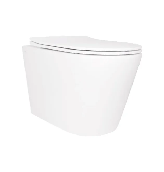 Унітаз підвісний Scorpio Ultra Quiet 490x365x325 мм, White, з сидінням Slim Duroplast/ Soft-close/ Quick Release