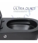 Унітаз підвісний Scorpio Ultra Quiet 520x365x365 мм, Matt Black, з сидінням Slim Duroplast/ Soft-close/ Quick — фото 5
