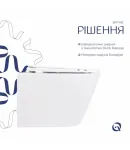 Унітаз підвісний Swan Rimless 520х360х320 мм, White, з сидінням Slim Duroplast/ Soft-close/ Quick Release — фото 4