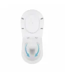 Унітаз підвісний Swan Rimless 520х360х320 мм, White, з сидінням Slim Duroplast/ Soft-close/ Quick Release — фото 6