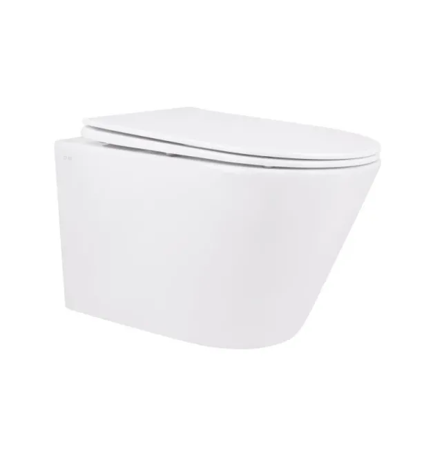 Унітаз підвісний Swan Rimless 520х360х320 мм, White, з сидінням Slim Duroplast/ Soft-close/ Quick Release QT16335178W Qtap
