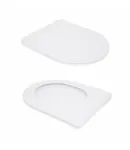 Унітаз підвісний Swan Ultra Quiet 485х360х320 мм, White, з сидінням Slim Duroplast/ Soft-close/ Quick Release — фото 8