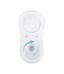 Унітаз підвісний Swan Ultra Quiet 520х360х320 мм, White, з сидінням Slim Duroplast/ Soft-close/ Quick Release — фото 6
