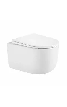 Qtap Taurus Унитаз подвесной Ultra Quiet 485×360×350 мм, White, с сиденьем Slim Duroplast / Soft-close / Quick Release QTTAU26W45428