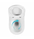 Унітаз підвісний Taurus Ultra Quiet 485×360×350 мм, White, з сидінням Slim Duroplast/ Soft-close/ Quick Release — фото 6