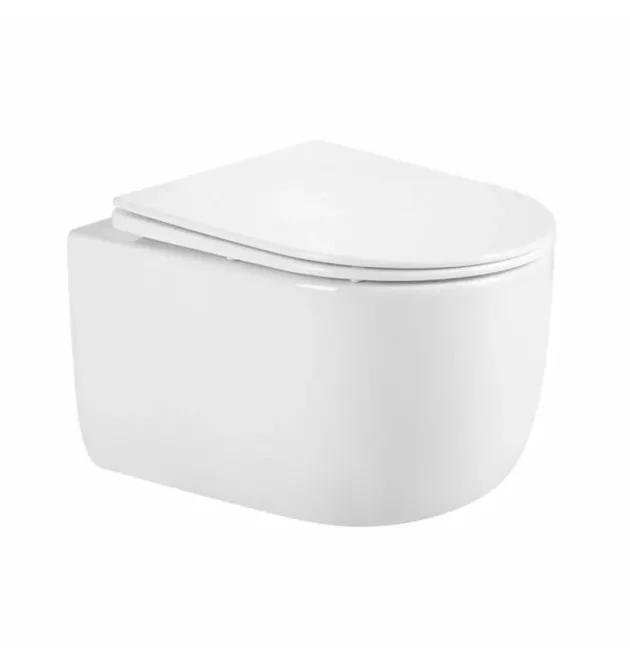 Унітаз підвісний Taurus Ultra Quiet 485×360×350 мм, White, з сидінням Slim Duroplast/ Soft-close/ Quick Release QTTAU26W45428