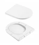 Унітаз підвісний Taurus Ultra Quiet 485×360×350 мм, White, з сидінням Slim Duroplast/ Soft-close/ Quick Release — фото 7