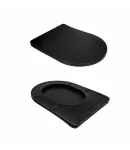 Унітаз підвісний Taurus Ultra Quiet 515×360×350 мм, Matt Black, з сидінням Slim Duroplast / Soft-close / Quick — фото 8