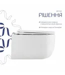 Унітаз підвісний Taurus Ultra Quiet 515×360×350 мм, White, з сидінням Slim Duroplast / Soft-close / Quick Release — фото 4