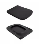 Унітаз підвісний Tern New Ultra Quiet 490x365x325 мм, Matt Black, з сидінням Slim Duroplast/ Soft-close/ Quick — фото 8