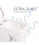 Унітаз підвісний Tern Ultra Quiet 490×365×325 мм, Marble, з сидінням Slim Duroplast / Soft-close / Quick Release — фото 5