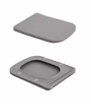 Унітаз підвісний Tern Ultra Quiet 490×365×325 мм, Stone Grey, з сидінням Slim Duroplast / Soft-close / Quick Release — фото 8