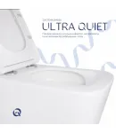 Унітаз підвісний Tern Ultra Quiet 490x365x325 мм, White, з сидінням Slim Duroplast/ Soft-close/ Quick Release — фото 5