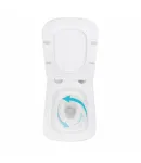 Унітаз підвісний Tern Ultra Quiet 490x365x325 мм, White, з сидінням Slim Duroplast/ Soft-close/ Quick Release — фото 6