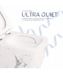 Унітаз підвісний Tern Ultra Quiet 520×345×325 мм, Marble, з сидінням Slim Duroplast / Soft-close / Quick Release — фото 5