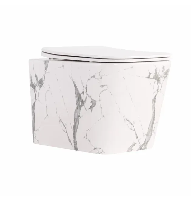 Унітаз підвісний Tern Ultra Quiet 520×345×325 мм, Marble, з сидінням Slim Duroplast / Soft-close / Quick Release