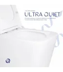 Унітаз підвісний Tern Ultra Quiet 525x345x360 мм, White, з сидінням Slim Duroplast/Soft-close/Quick Release — фото 5