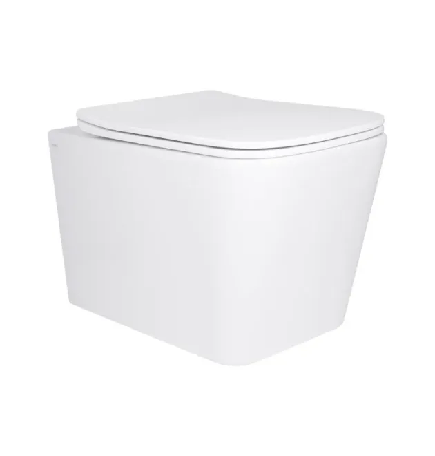 Унітаз підвісний Tern Ultra Quiet 525x345x360 мм, White, з сидінням Slim Duroplast/Soft-close/Quick Release QT17332303AW Qtap