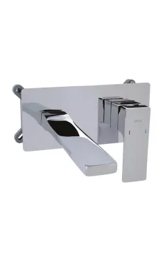 Qtap Gemini Смеситель для раковины скрытого монтажа Chrome (k35) QTGEM273CRM45693