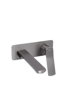 Qtap Slavonice Смеситель для раковины скрытого монтажа Gunmetal Black PVD (k35) QTSLA273GMB45920