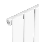 Вертикальный радиатор Largo 452х1800-6, anticor, белый фото - 4