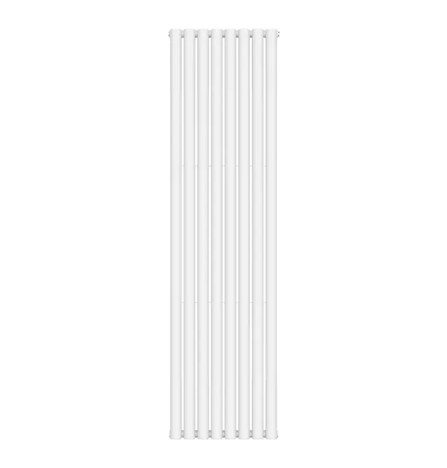 Вертикальный радиатор Ellipse Double 480х1800-8, anticor, белый фото - 1
