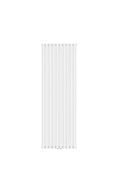 Вертикальный радиатор Ellipse Double 600х1800-10 (50 мм), anticor, белый