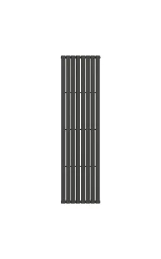 Вертикальный радиатор Ellipse 480х1800-8, anticor, черный муар