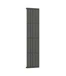 Вертикальный радиатор Ellipse 480х1800-8, anticor, черный муар фото - 2