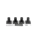 Рушникосушарка Domingo Axis 480x800 Sensor права чорний муар фото - 4