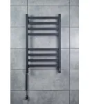 Рушникосушарка Domingo Axis 480x800 Sensor ліва чорний муар фото - 6